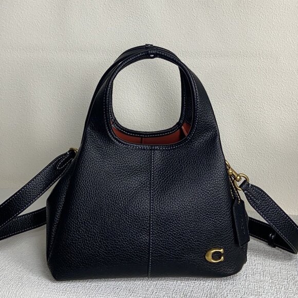 COACH CM545 LANA SHOULDER BAG BLACK 2WAY Outlet NEW Japan - Picture 1 of 9